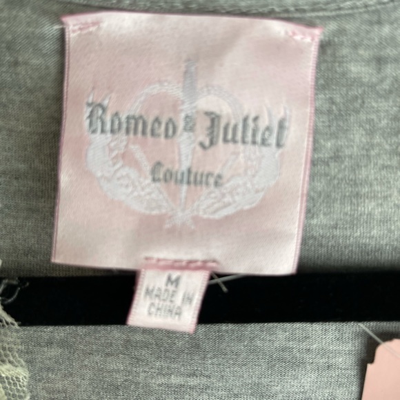 Romeo and Juliet grey embellished top - Picture 3 of 4